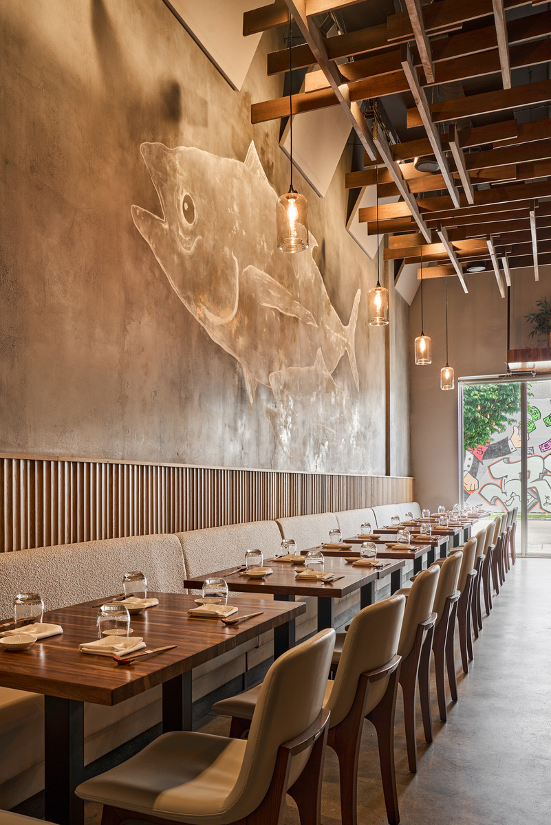Omakai feature wall
